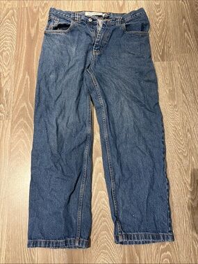 Classic Men's Blue Denim Jeans